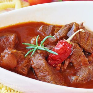 Meat with Pepper